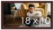 10x18 Minimalist Picture Frame with UV-Resistant Acrylic & Acid Free Backing, Available in 6 Finishes - Black, Brown, Silver, Grey, Natural, and White